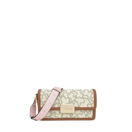 Bandolera TOUS Kaos Icon Beige Pequeña 2002462102