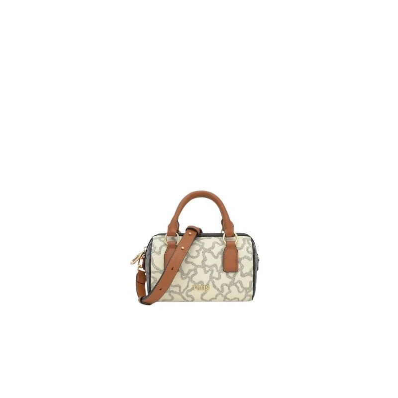 Bolso Bowling TOUS Kaos Icon Beige y Negro Pequeño 2002462303