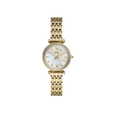 Reloj Fossil Carlie Mini Dorado Analógico Mujer ES4735