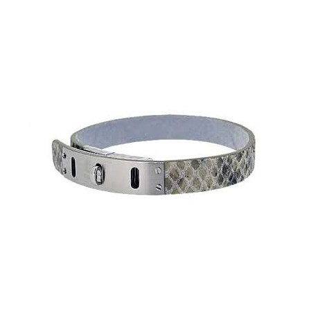Pulsera Fossil Acero y Cuero JF00125040