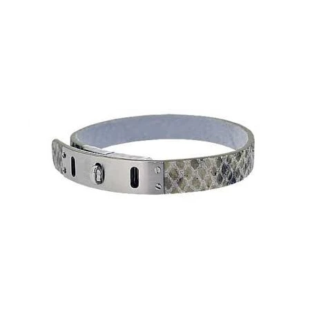 Pulsera Fossil Acero y Cuero JF00125040