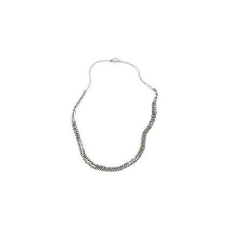 Collar Fossil Bolitas Acero Mujer JF87440040