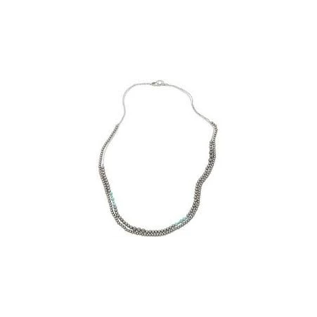 Collar Fossil Bolitas Acero Mujer JF87440040