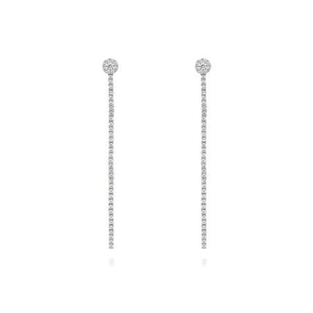 Pendientes Marina García Riviere Plata y Circonitas Blancas 90939PB