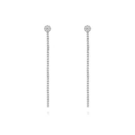 Pendientes Marina García Riviere Plata y Circonitas Blancas 90939PB