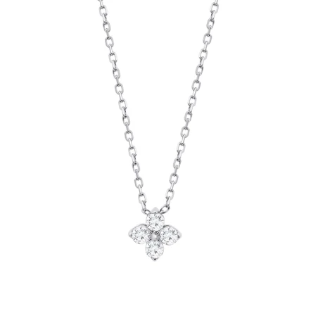 Gargantilla Lotus Silver Plata y Circonitas Blancas LP3926-1/1