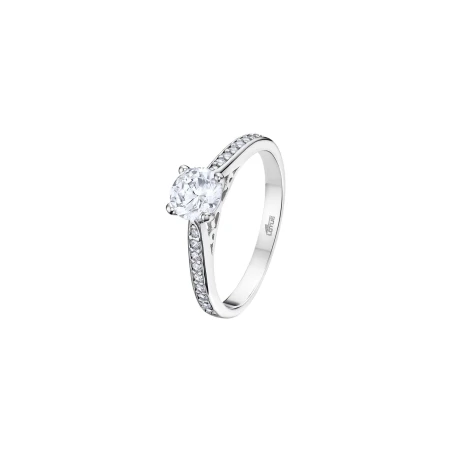Anillo Lotus Silver Plata y Circonitas Blancas LP3441-3/118