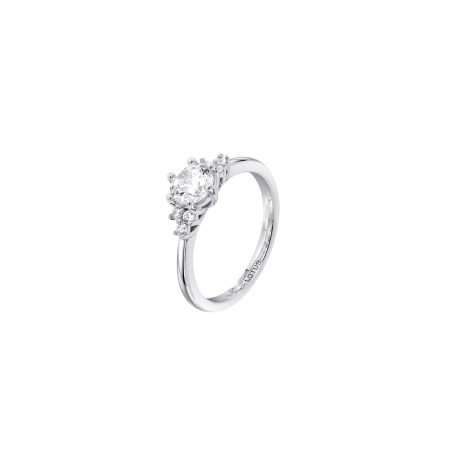 Anillo Lotus Silver Plata y Circonitas Blancas LP3443-3/114