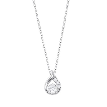 Gargantilla Lotus Silver Plata y Circonitas Blancas LP3970-1/1