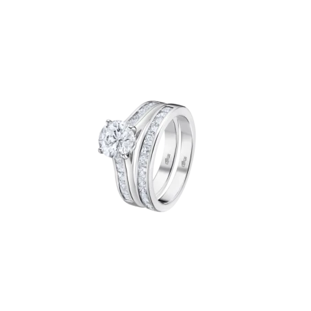Doble Anillo Lotus Silver Plata y Circonitas Blancas LP3554-3/116
