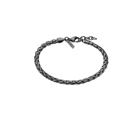Pulsera Lotus Style Acero Trenzado Negro Hombre LS2366-2/3