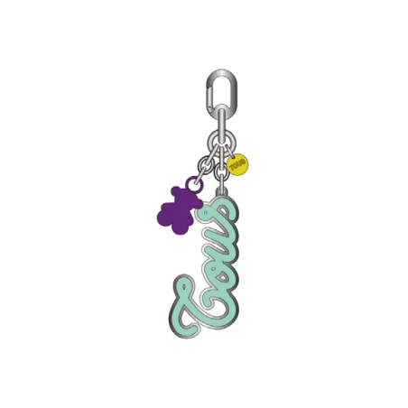 Llavero TOUS Calligraphy Plateado y Multicolor 2002471556
