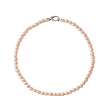 Collar Majorica Lyra Plata y Perlas Rosas 09854.44.2.N45.021.1