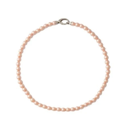 Collar Majorica Lyra Plata y Perlas Rosas 09854.44.2.N45.021.1