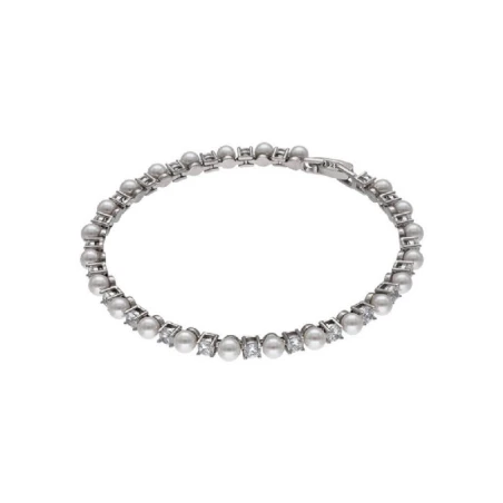 Pulsera Majorica Eclat Plata, Circonitas y Perlas 18243.01.2.B17.479.1