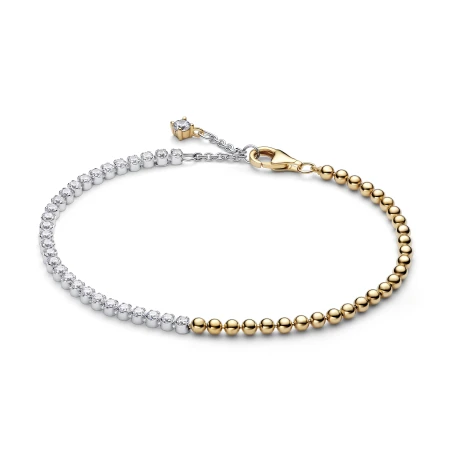 Pulsera Pandora Tenis y Cuentas Bicolor 564820C01