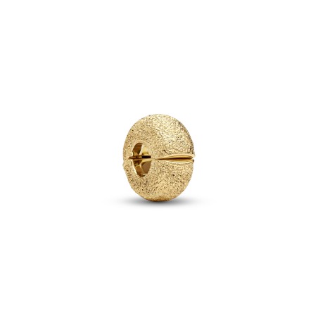 Charm Clip Pandora Mini Baño Oro Textura 764771C00