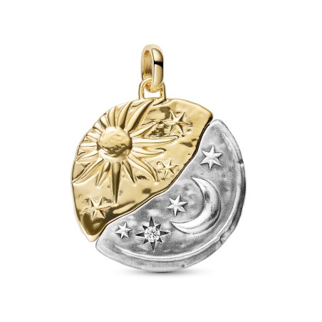 Charm Pandora Medallón Grande Sol y Luna 764806C01