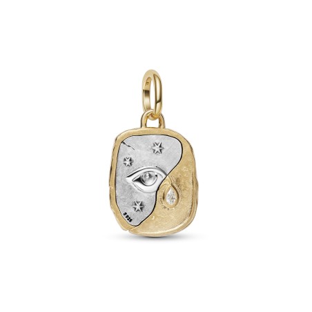 Charm Medallón Pandora Ojo Plata y Baño Oro 764808C01