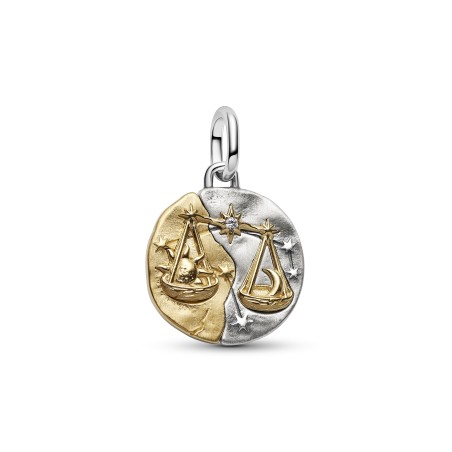 Charm Medallón Pandora Zodiaco Libra Bicolor 764983C01