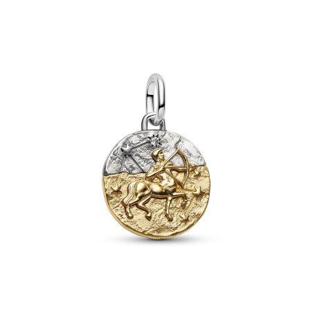 Charm Medallón Pandora Zodiaco Sagitario Bicolor 764988C01
