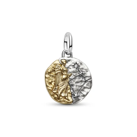 Charm Medallón Pandora Zodiaco Virgo Bicolor 764992C01
