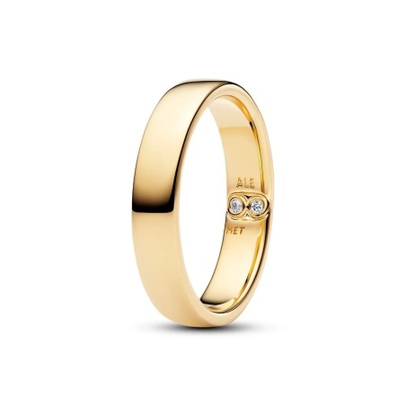 Anillo Pandora Grabable Baño Oro 164776C01