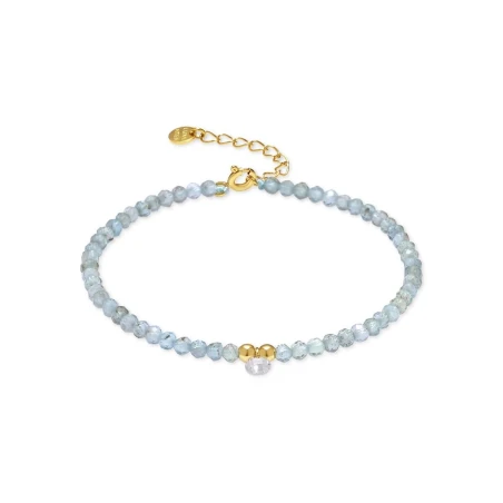 Pulsera Luxenter Sean Plata Baño Oro y Piedras Grisaceas BXA588Y53900