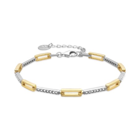 Pulsera Luxenter Athit Plata Bicolor y Circonitas BX432Y0000