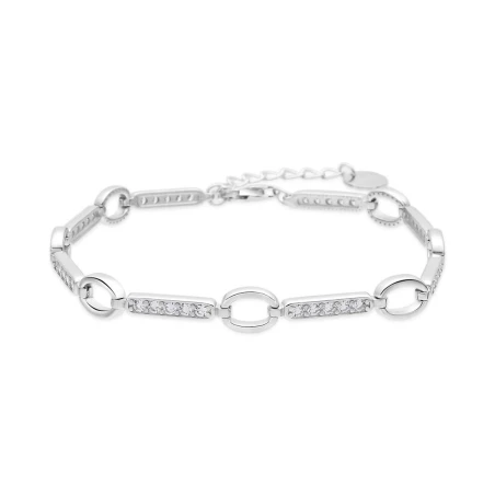 Pulsera Luxenter Likiol Plata y Circonitas Blancas BX5210000