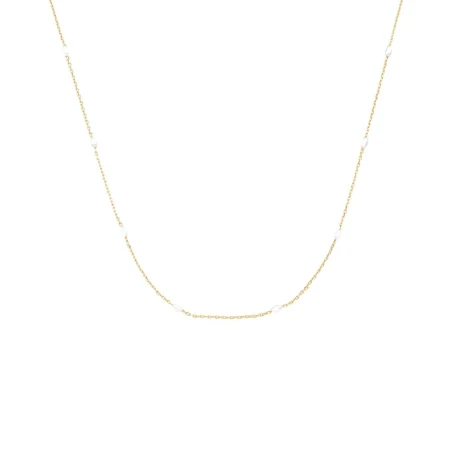 Collar Corto Agatha Paris Jasmin Baño Oro y Perlas 02680493-978-TU