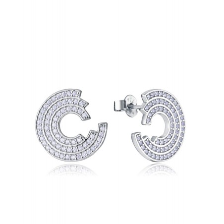 Pendientes Viceroy Fashion Elegant Plata Baño Rodio 9128E000-30