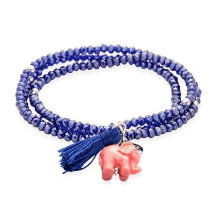 Pulsera Marina García Zen Azulón y Elefante 90049UE