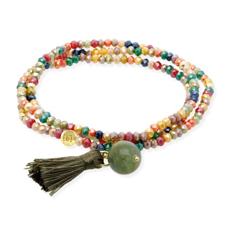 Pulsera Marina García Zen Tutti Frutti y Piedra Natural 91290UA