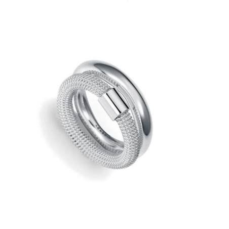 Anillo Viceroy Fashion Acero Baño Plata Mujer 14346A01200
