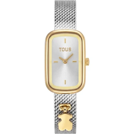 Reloj TOUS Watches T-Band Club Plateado y Osito Analógico Mujer 3000155000