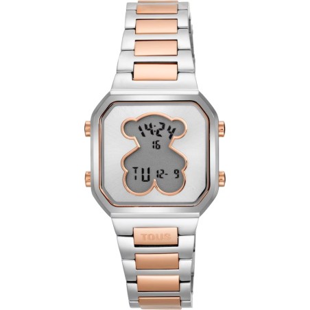 Reloj TOUS D- Bear Mini Plateado y Rosado Digital Mujer 3000152000