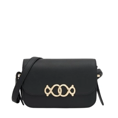 Bolso Bandolera Flap TOUS Infinity Negro Mediano 2002464251