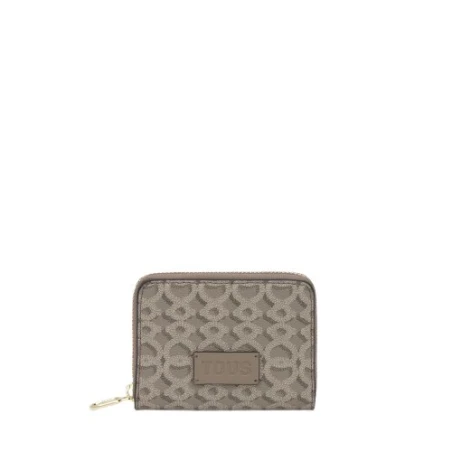 Billetera TOUS Infinity Topo Oscuro Pequeña 2002469043