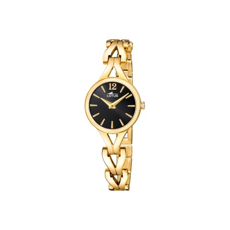 Reloj Lotus Old Money Dorado y Negro Analógico Mujer 19023/3
