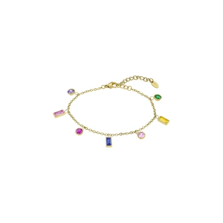 Pulsera Lotus Style Acero Baño Oro y Circonitas Multicolor LS2660-2/1