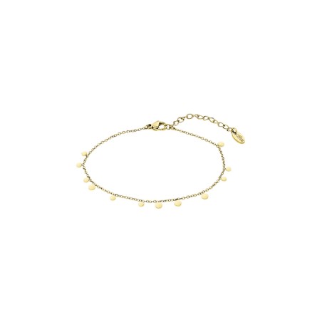 Pulsera Lotus Style Chapitas Acero Baño Oro Mujer LS2684-2/2