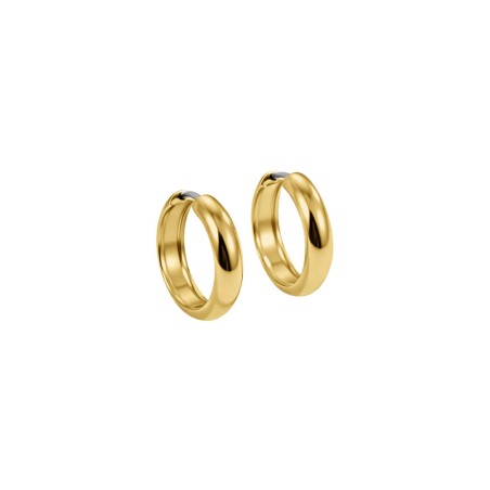 Pendientes Lotus Style Aros Anchos Acero Baño Oro Mujer LS2782-4/2