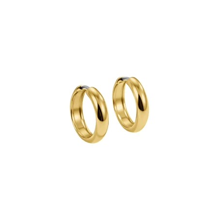 Pendientes Lotus Style Aros Anchos Acero Baño Oro Mujer LS2782-4/2