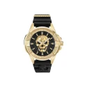 Reloj Philipp Plein The Skull Dorado y Negro Analógico Hombre PWAAA0221