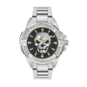 Reloj Philipp Plein The Skull Plateado y Negro Analógico Hombre PWAAA2725