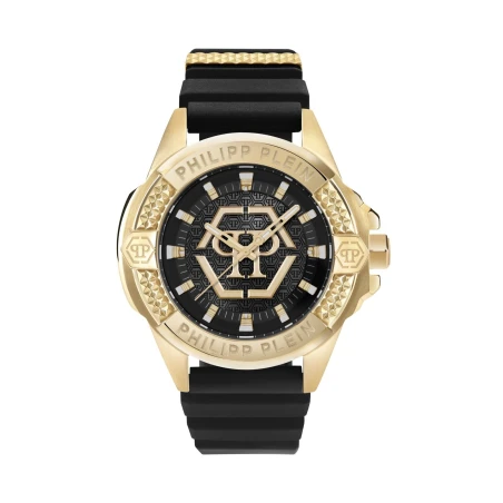 Reloj Philipp Plein Majesty Dorado y Negro Analógico Hombre PWBHA0226