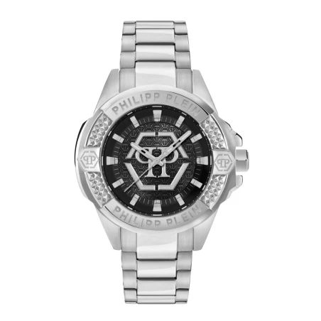 Reloj Philipp Plein Majesty Plateado y Negro Analógico Hombre PWBHA0526
