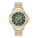 Reloj Philipp Plein Majesty Plateado, Dorado y Verde Analógico Hombre PWBHA0626