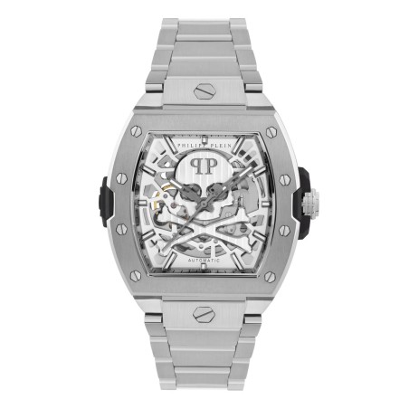 Reloj Philipp Plein The Skeleton Plateado Automático Hombre PWJFA0425